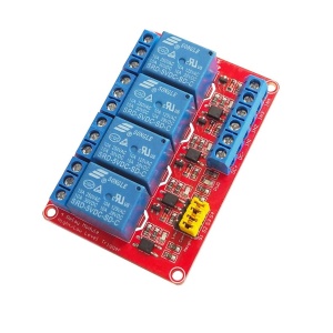 Modul relé 5V - 4 kanály s úrovňovým spínačem