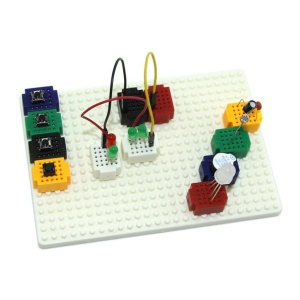 Stavební destička pro nepájivé pole ZY-001