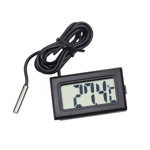 LCD akvarijní teploměr - Černý