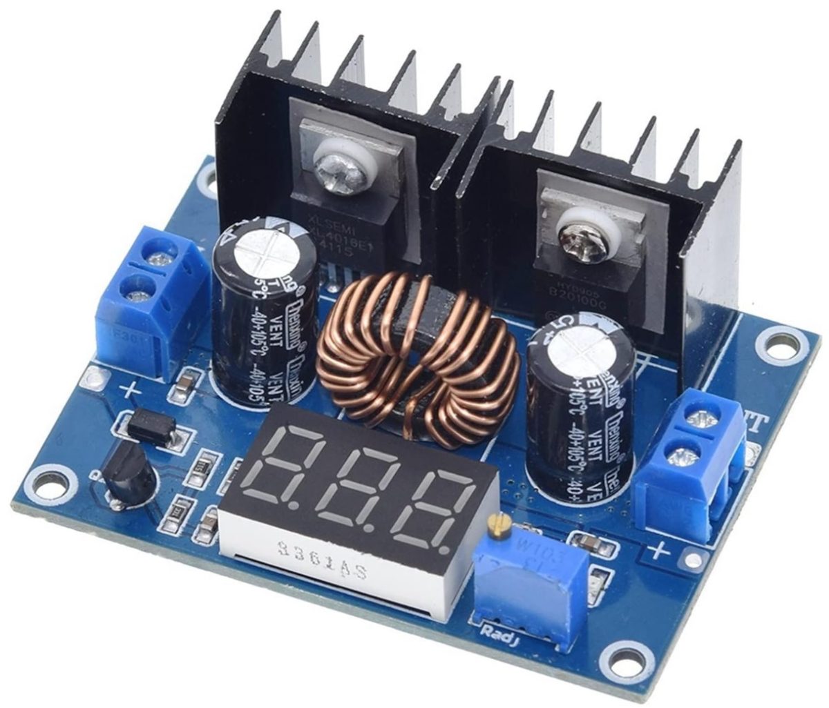 XH-M404 – DC-DC step-down měnič 4–40 V