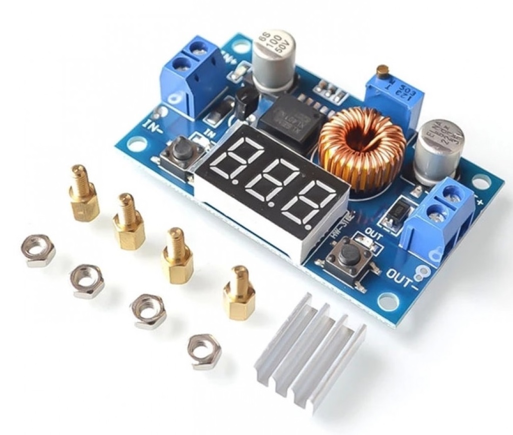 Step-down měnič XL4015 - 4-40 V na 1.25-37 V