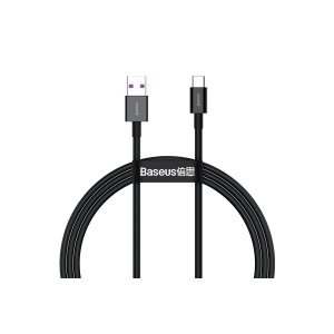 Baseus napájecí kabel CATYS-01 USB-A na USB-C 66W - 1 metr, černý