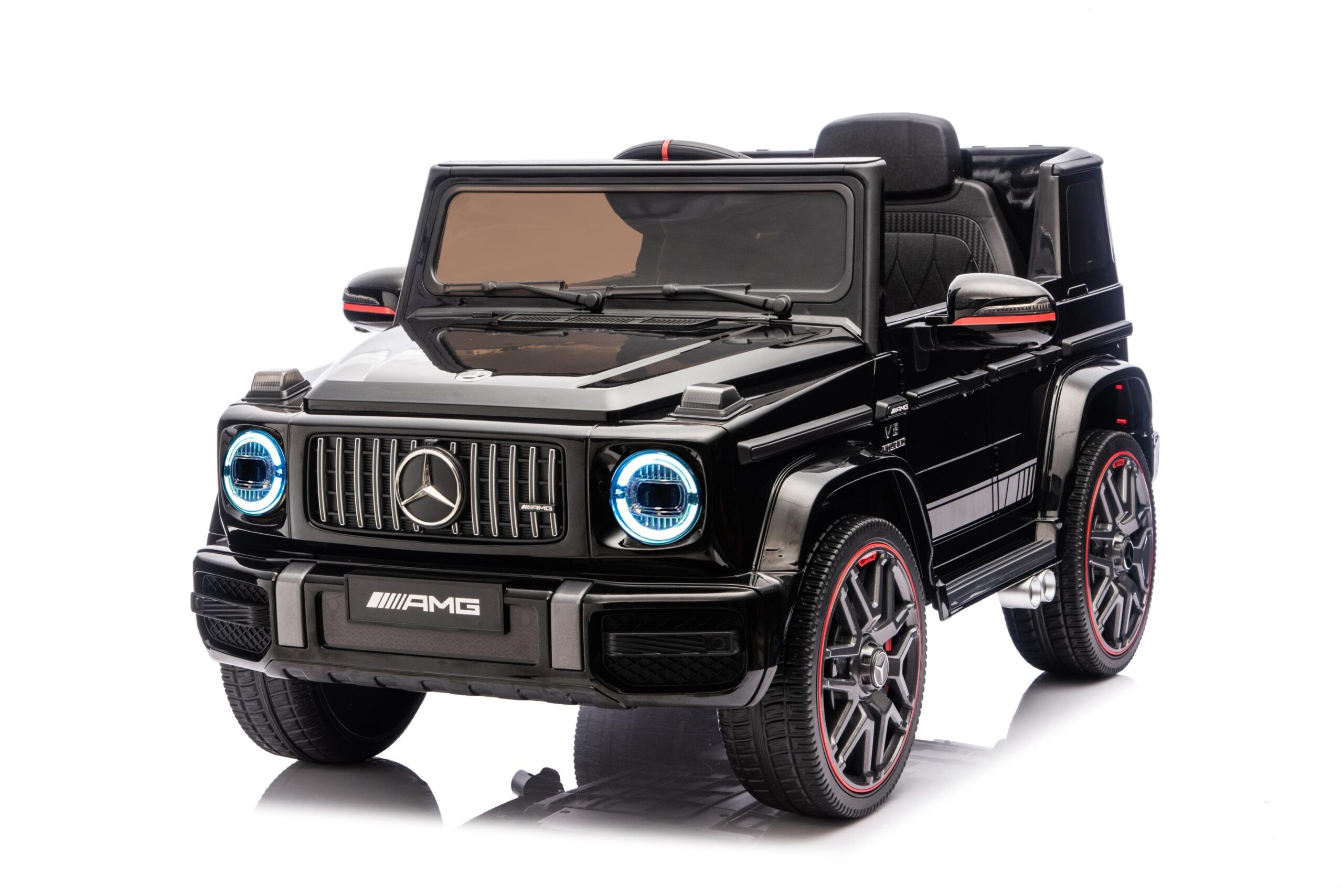 Elektrické autíčko Mercedes G63 AMG 4x4 EVA kola 12V7Ah černé