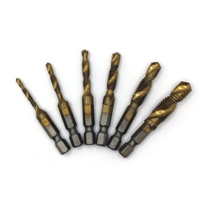 Sada 6 závitových vrtáků - snadná tvorba závitů M3, M4, M5, M6, M8, M10