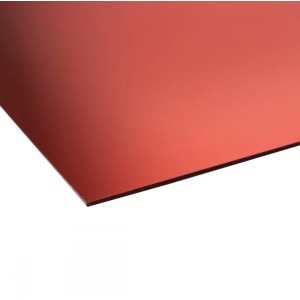 Akryl pro laserové zpracování 600 x 400 x 2 mm - Červený