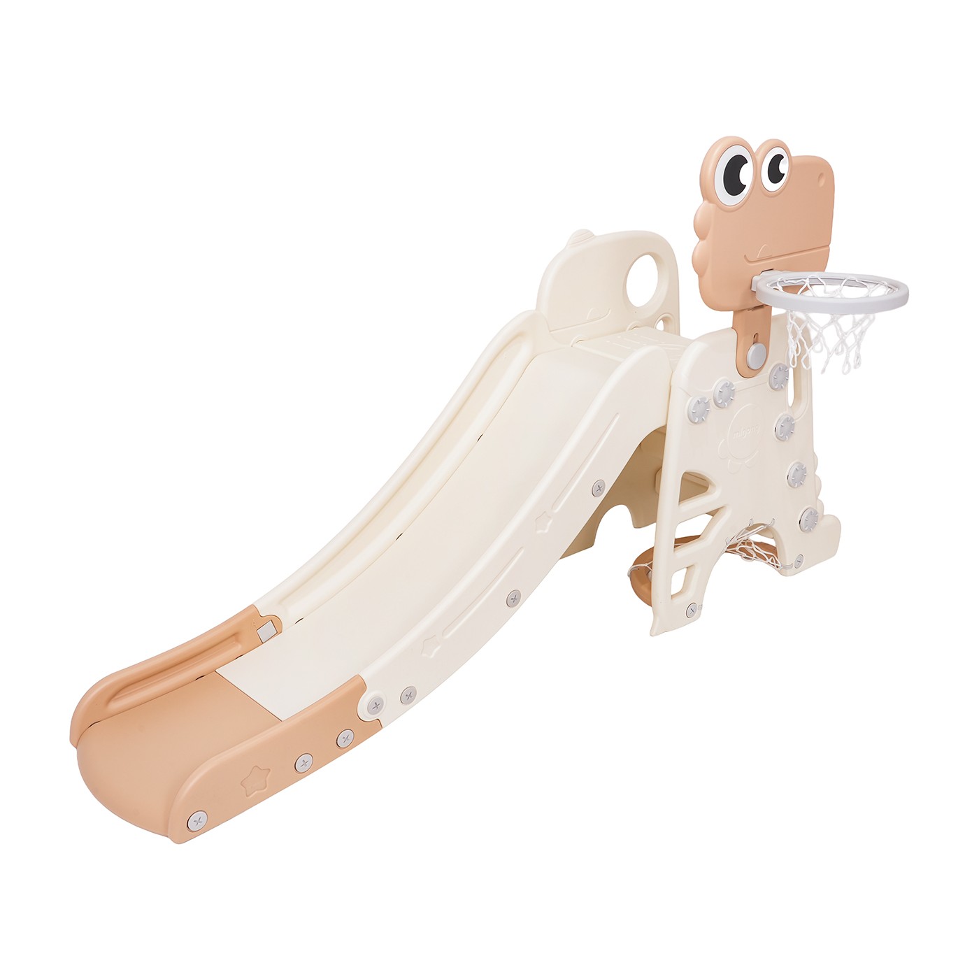 Dětská zahradní skluzavka 3v1 dinosaurus