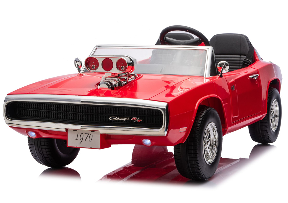 Dětské elektrické autíčko Dodge Charger R/T 24V 2x200W červené