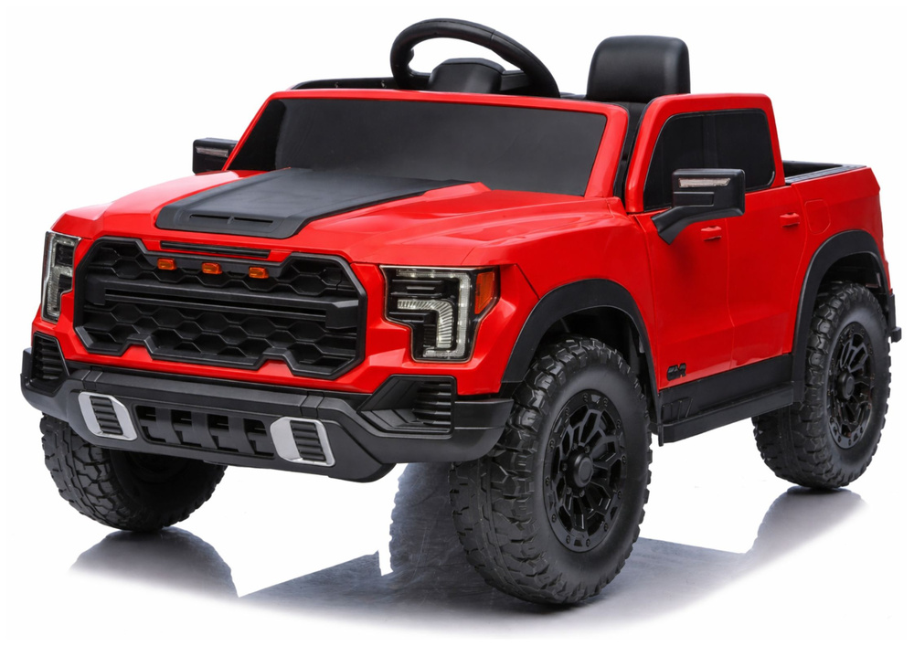 Elektrické autíčko Pickup P4 12V 4x4 červené