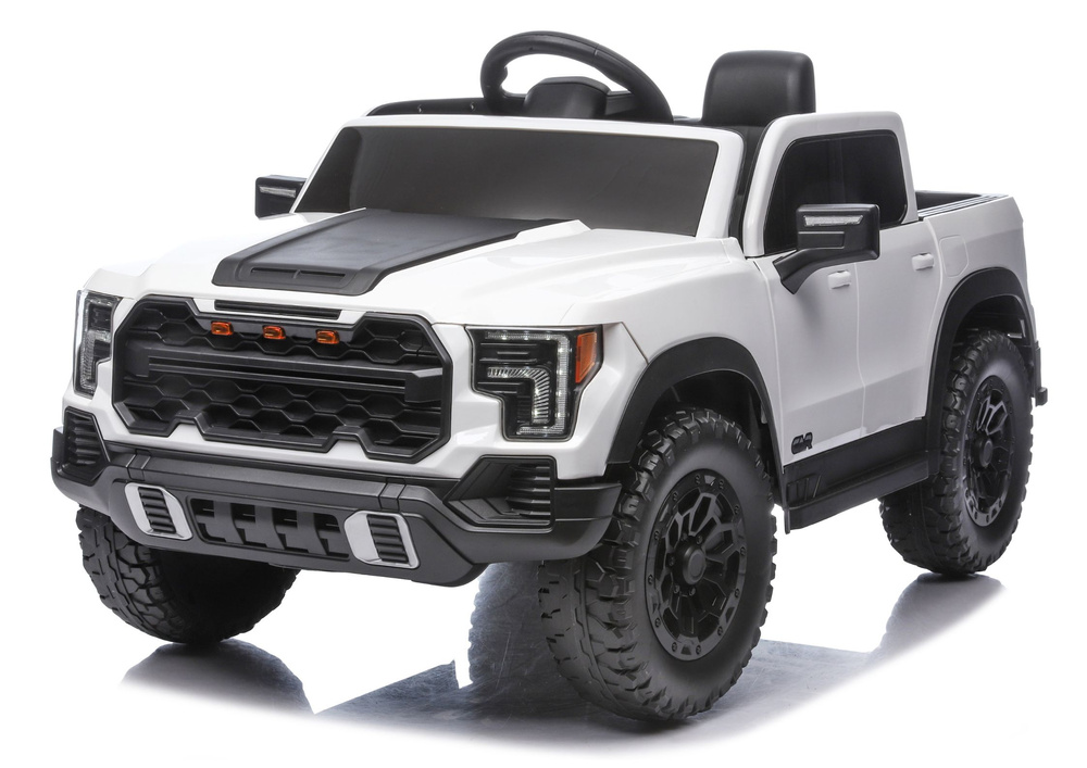 Elektrické autíčko Pickup P4 12V 4x4 bílé