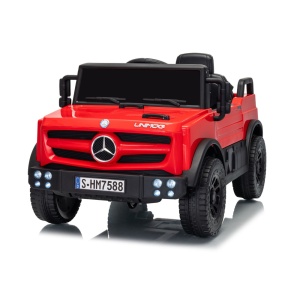 Elektrické autíčko Mercedes Unimog červené