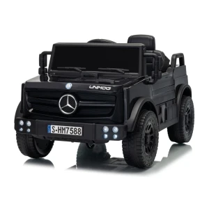 Elektrické autíčko Mercedes Unimog černé