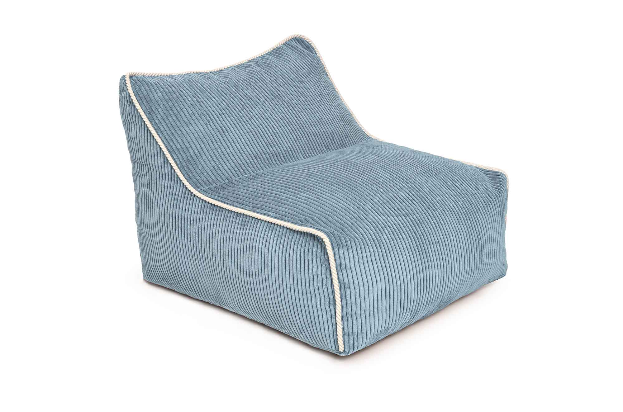 SHAPPY Dětské pěnové křeslo Kumo SHAPPY manšestr Barva: Sky Sugar