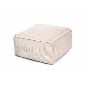 SHAPPY SHAPPY Dětský pěnový taburet Kumo manšestr Barva: Vanilla