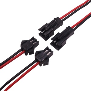 JST SM 2P 2,54 mm vodiče samec + samice - 200 mm