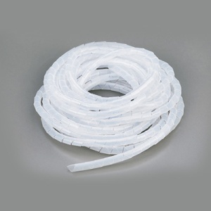 Spirálový chránič kabelů - Transparentní, 10 metrů