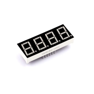 LED Sedmisegmentový displej 4-místný společná katoda - Červený