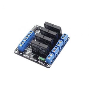 SSR Relé modul Low level - 4 kanály 24V DC