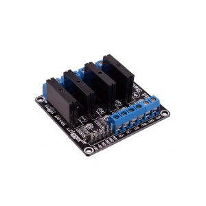 SSR Relé modul Low level - 4 kanály 5V DC