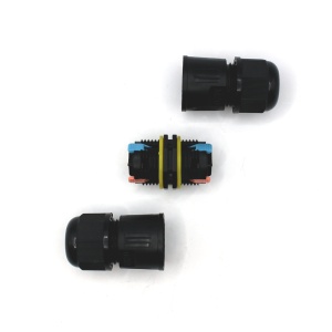 Kabelová rychlospojka DRÁTEK vodotěsná JL M20 9-12mm IP68 2pin