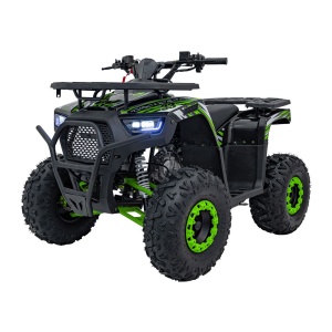 Dětská benzínová čtyřkolka RamiGO DISCOVERER 125CC černo-zelená
