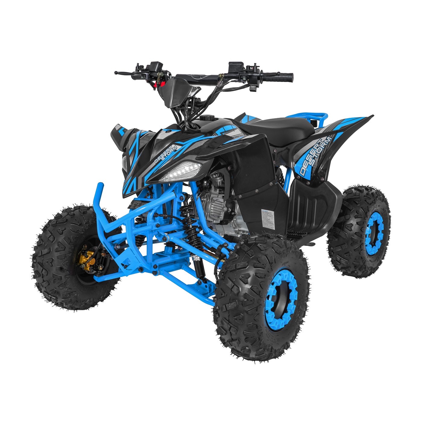 Dětská benzínová čtyřkolka RamiGO DESERT STORM LIFT 125CC modrá