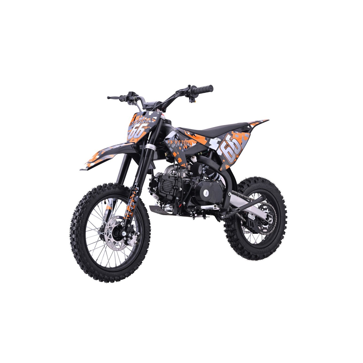 Dětská benzínová motorka RamiGO IMMORTAL 110CC oranžová