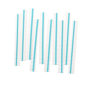 DuPont rovná kolíková liště - 40Pin, samec zelená